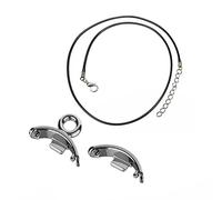 XFUYI Collar de Moda Compatible con Mi Band 8, Correa de Cuero, Accesorio de Repuesto para decoración del Cuello.