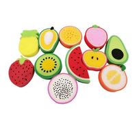 XFUYI Esponja Corporal con Forma de Fruta, Exfoliante Corporal de Dibujos Animados, Suministros de baño, Herramientas de Ducha para niños y Adultos