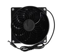 XFUYI Extractor de Aire con Panel Solar 12 V para Oficina, Exterior, gallinero, Invernadero, Panel Solar Impermeable