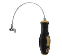 XFUYI Herramientas de reparación de automóviles para Quitar el tapón del cárter magnético Fuerte Llave de Drenaje de Aceite Desmontaje de Tornillos Punta contra