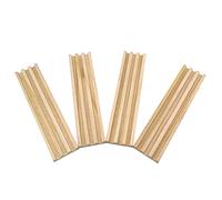 XFUYI Juego de 4 bandejas de Madera, Soportes para fichas, Soportes para Trenes, Mahjong, Juegos