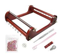 XFUYI Máquina de Tejer Cuentas Antiguas, joyería Vintage, Juego de Cuentas Artesanal para Pulseras y Collares.