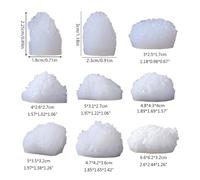 XFUYI Molde de racimo de Cristal para Relleno de Molde de Resina de Silicona, Cristal de Resina para Manualidades Decorativas de Resina, decoración del hogar