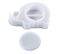 XFUYI Molde de Resina para Cerdito, Molde de Silicona para Guardar Monedas, Molde para Guardar Joyas de Resina epoxi, Molde para Elefante, hipopótamo y Ballena.