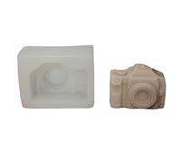 XFUYI Moldes de jabón Molde de Vela Moldes de Silicona para Manualidades Material de Silicona en Forma de cámara Hornear para Amantes de la repostería Silicona