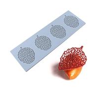 XFUYI Moldes de Silicona con Forma de Fondant, Herramienta para Hornear Pasteles, 5 Tipos para Elegir para la decoración de Pasteles de Chocolate.