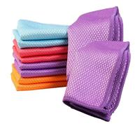 XFUYI Paquete de 10 paños de Microfibra de Alta absorción para Limpiar Superficies sin Dejar Marcas en la Cocina y el hogar.