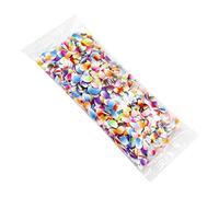 XFUYI Paquete de 1000 Rellenos de Resina de Arcilla, con Formas variadas, para Decorar Pasteles, Mariposas y Frutas.