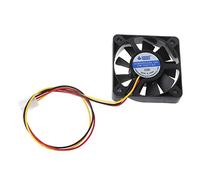 XFUYI Ventilador de refrigeración de 9 aspas sin escobillas de 12 V y 3 Pines 50 mm x 50 mm x 10 mm 5010 con Cable de 22 cm