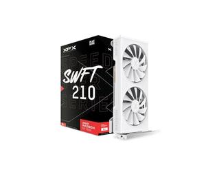XFX Speedster SWFT210 Radeon RX 7600 - Tarjeta gráfica blanca con 8 GB GDDR6 HDMI 3xDP, AMD RDNA 3 RX-76PSWFTWY