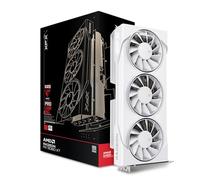 XFX Tarjeta gráfica para Juegos Swift AMD Radeon RX 9060XT OC Blanca de Triple Ventilador de 16 GB (RX-96TS316W7)