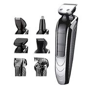 XFXDBT 4in1 Profesionales Cortapelos Electrónico Recortador De Barba Inalámbrica Máquina De Cortar Pelo Precisión Afeitadora Corporal Afeitadora Corporal Para Hombres Plata 4x16.5cm