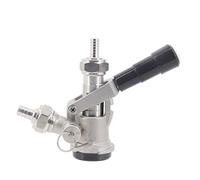 XFYESL Acoplador de Barril Acoplador de Barril Comercial con sonda de Acero Inoxidable PRV Tipo S/D/A/G 304 Latón niquelado Kit de Bloqueo de Bola(D)