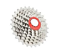 XFYESL Cassettes Y PiñOnes para Cassette Cassette para Bi Compatible con Cassette de Bicicleta Plegable Brompton, Volante Externo de 7 velocidades, Rueda Libre, 11-28T y 11-30T.(11-30T Red)