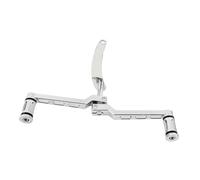 XFYESL Clavijas de Cambio traseras/DelanterasPalanca Camb Juego de pedales y eje de cambio de marchas para Harley Softail FLSL Heritage Classic 114 Fat Boy Deluxe 2018-2024(Chrome Set)