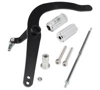 XFYESL Clavijas de Cambio traseras/DelanterasPalanca Camb Palanca de cambios punta-talón + varilla para Kawasaki Vulcan S ABS/SE/Cafe 2015-2023(Style A Chrome)