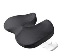 XFYESL Cojín para coxis Cojín ortopédico de Espuma viscoelástica para próstata, coxis, ciática, Alivio del Dolor, Silla cómoda, Asiento de Coche Cojin Antiescaras(A)