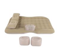 XFYESL Colchón de Aire portátil Cama Inflable para Coche, colchón para Coche, Flocado, Bloque Seguro, Muelle Redondo, Rayas onduladas Cama para Dormir Coche