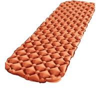 XFYESL Colchón de Aire portátil Colchoneta para Dormir al Aire Libre, colchón Inflable para Acampar, cojín de Aire, Estera de Viaje, Cama Plegable, Viaje, Senderismo Cama para Dormir Coche(01Orange)