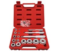 XFYESL Extractor Cojinetes Juego de 17 Piezas de Destornilladores para Casquillos de rodamientos y Juntas de Rueda de Aluminio, Kit de Herramientas de Garaje con Estuche Extractor de Cubo de Rueda