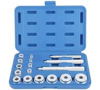 XFYESL Extractor Cojinetes Juego de 17 Piezas de Destornilladores para Casquillos de rodamientos y Juntas de Rueda de Aluminio, Kit de Herramientas de Garaje con Estuche Extractor de Cubo de Rueda