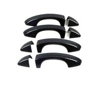 XFYESL Manilla Tirador Lateral Embellecedor de marco de manija de puerta estilo ABS compatible con Skoda compatible con Kodiaq 2017-2023 Maneta De Portón Trasero(No Hole CF Handle)