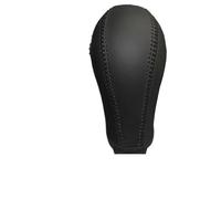 XFYESL Marchas velocidad de Coche Pomos de Palanca de Cam Fundas de palanca de cambios de cuero genuino para Renault Koleos y Samsung QM6 (2009-2016). Perilla de cambio de marchas giratoria(Black)