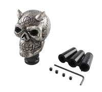 XFYESL Marchas velocidad de Coche Pomos de Palanca de Cam Perilla de cambio de marchas para coche, con cabeza de calavera, apta para transmisión manual Perilla de cambio de marchas giratoria(A)