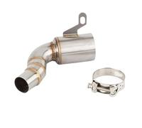 XFYESL Tubo de Escape Escape de 45 mm con Enlace Central y catalizador Cut-Cat para KTM RC Duke 125 250 390 ADV Adventure 2020 2021 2022 Moto Silenciador