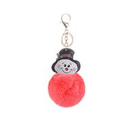 XFZJCHAP Ident Billetera para Mujeres Flugby Pom Balls Keychain Keychains Keychains Colgante de Llave Desmontable (Color: D, tamaño: un tamaño)
