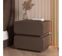 XFZJCHAP Lado D, mesita de Noche de Almacenamiento con 2 cajones, gabinete de Cama de Crema Frch, diseño Totalmente en Piso, para Sala de Estar, Dormitorio (Gris Oscuro 45 cm/17.7 Pulgadas)