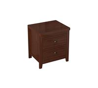 XFZJCHAP Mesa Auxiliar de la Cama Gabinete de la cabecera del hogar Dormitorio del gabinete Lateral del gabinete del Lado del cabecilla del Armario de 2 cajones de Cajas nocturnas (b)