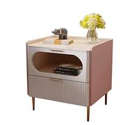 XFZJCHAP Mesa Auxiliar de la Cama Instalación de Madera Gratis Bedside Bedside Gabinet State Night Night Stand (1 19.7 pulgadas/50 cm)