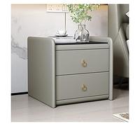 XFZJCHAP Mesa Auxiliar de la Cama Moder Wood Dormitorio Pequeño gabinete de Cama de la Cama Nights Standing Night Stand (Naranja)