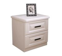 XFZJCHAP Mesa Auxiliar de la Cama Modern de Almacenamiento de Dormitorio Blanco Beds Beds Bedet Night Stand (un 40 * 40 * 49 cm)
