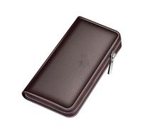 XFZJCHAP MS Wallets M's Purse Clutch M's Purse M's Purse Leather Luxury (Color: Schwarz)