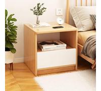 XFZJCHAP Palabra Nocturna, pequeña Mesa Auxiliar de la mesita de Noche Moderna de Midury Montar de Noche con cajón para la Sala de Estar Bedroomed Bornway House Office Home Office, C-40 * 34 * 45cm