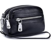 XFZJCHAP WOM Small Wallet and Purse Girls Short PU Leather Targets Ballets Ladies Coin Monedas Doble Zipper (Color: A, Tamaño: 14 * 9 * 4.5)