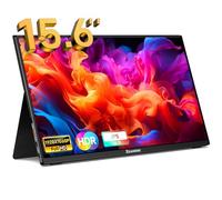 XGaming Portable Monitor 15.6inch 1080P FHD IPS USB-C Laptop Monitor, HDMI Computer Display w/Smart Cover & Speakers, Ultra Slim HDR Gaming External Screen for Laptop PC Phone Mac Xbox PS4 Switch