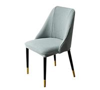 XGANGM Estilo Nórdico Funda para Silla Comedor con Curva Respaldo Elástica Funda de Silla Cocina Oficina Universal Cubierta Silla Sala Estar Cocina Restaurante Hotel Hogar,Silver Grey,4PCS