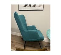XGANGM Fundas Sillas Mecedora con Brazos Elastica Fundas Sillón Relax Fundas Silla de Lactancia Escandinavo para Salón Dormitorio Balcón Sala Sillón Mecedora Cubiertas Protectoras,Custom1PC