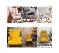 XGANGM Fundas Sillas Mecedora con Brazos Elastica Fundas Sillón Relax Fundas Silla Lactancia Escandinavo Sillas Mecedora Protectoras Salón Dormitorio Balcón,Customrockingchaircover,1PC