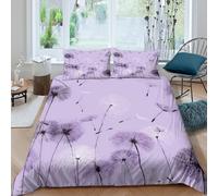 XGASVBKWA Botanical illust Funda de Edredón Microfibra 3 Piezas Impresión 3D Cierre de Cremallera Oculta ilustración botánica Funda Edredon Fundas de Almohada Antibacteriana Super King（260x220cm）