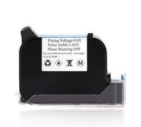 XGdEKA 1pcs JS12 JS12M Cartucho de Tinta Compatible para 12. Impresora de inyección de Tinta de 7 mm con Tinta de solvente de resolución rápida de resolución rápida de 600 ppi(1 Blue cartridges)