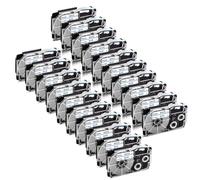 XGdEKA 30 Cintas XR-9WE XR-6WE de 6 mm y 9 mm compatibles con KL-60 KL-100 KL-120(Blue on White)