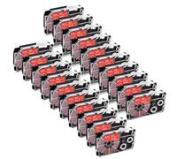 XGdEKA 30 Cintas XR-9WE XR-6WE de 6 mm y 9 mm compatibles con KL-60 KL-100 KL-120(White on Red)