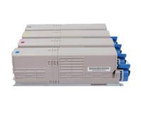 XGdEKA 4pcs 10k C824 C834 C844 Reemplazo de Cartucho de tóner Compatible para Okidata C824N C824DN C834NW C834DNW C844DNW C835DNW PRIMINTER Toner(46861305 06 07 08)