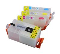 XGdEKA 4pcs Cartucho de Tinta Recargable Compatible con 903 902 904 905 Obras para OfficeJet 6950 OfficeJet Pro 6960 6961 6963 6964 Impresoras No se Necesita Chip