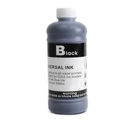 XGdEKA 500 ml de Recarga de Tinta de la Impresora Universal Compatible con Modelos de Tinta de Tinte T1711 T2001 T1661 T2551 T2991 T410 T8651 7921 7931 220 7891 7901(500ML Dye Ink-BK)