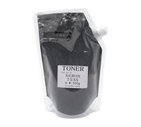 XGdEKA 500g WC7525 Tóner Polvo de Polvo Compatible con C220 C3300 C4300 400 360 320 3540 3530 3250 3140 4350 7728 7328 Costres de tóner de Color(Black-500g)